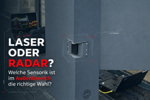 Laserscanner oder Radarscanner im Außenbereich