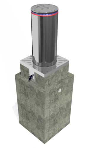 Poller kaufen ,schneller Einbau, versenkbare poller kaufen, schneller pollereinbau