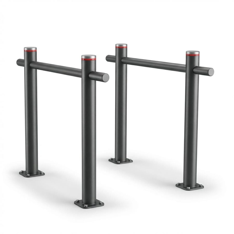 Sicherheitspoller sichern Zufahrt